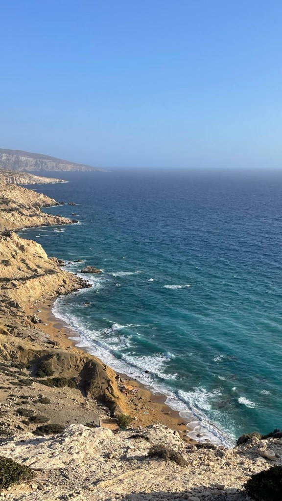 Red Beach Matala, Crete, Greece